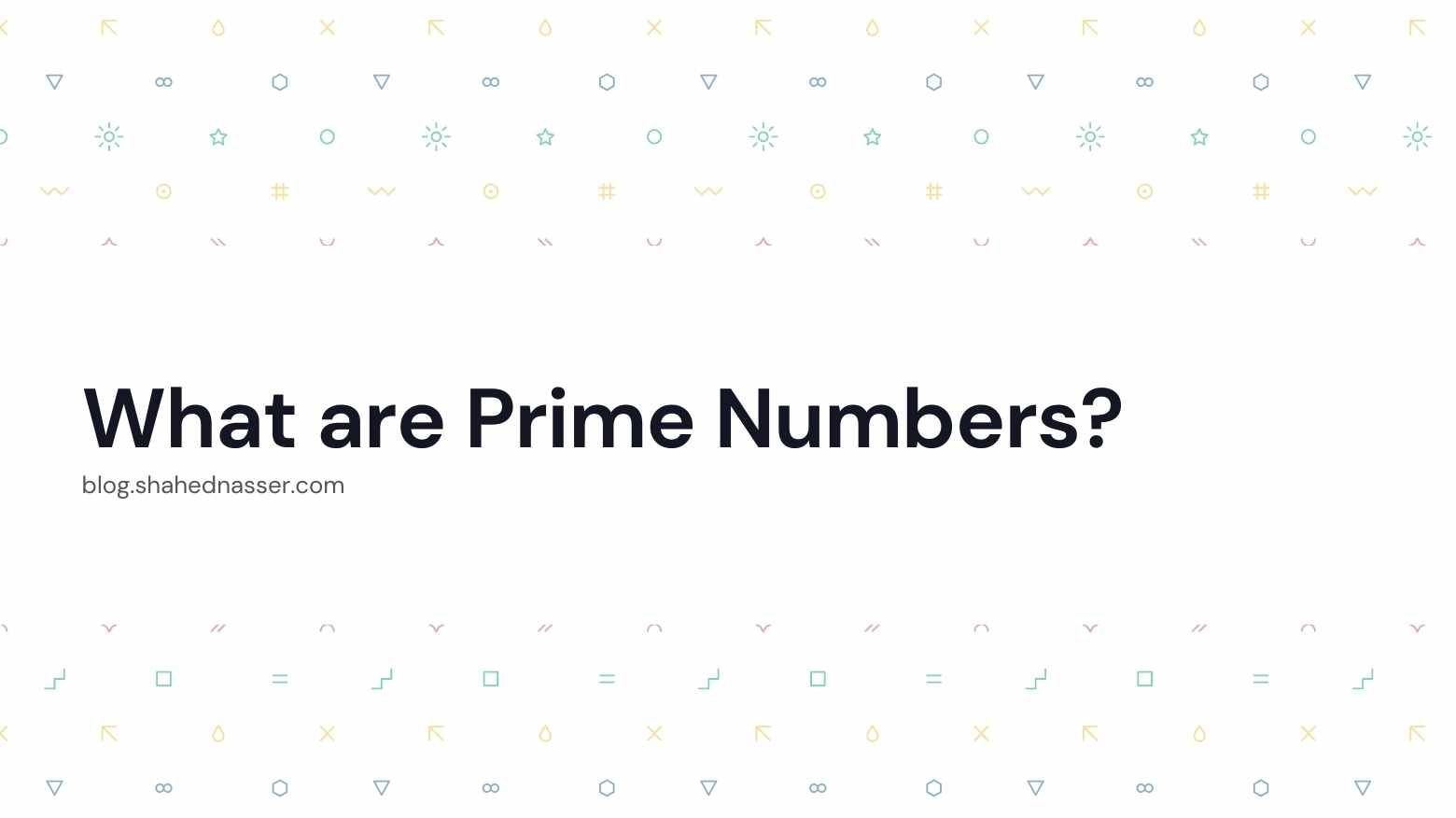 what-are-prime-numbers