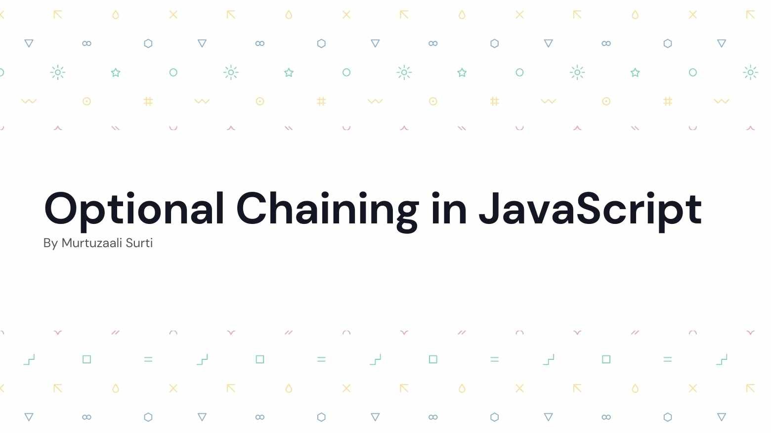 js optional chaining assignment