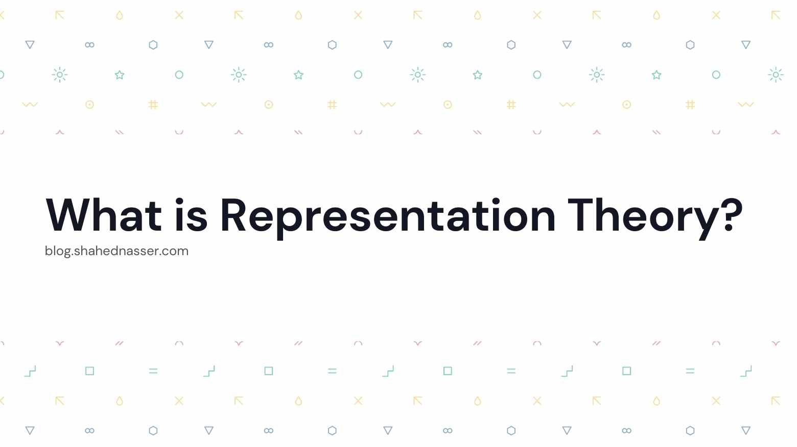 what is representation determined by